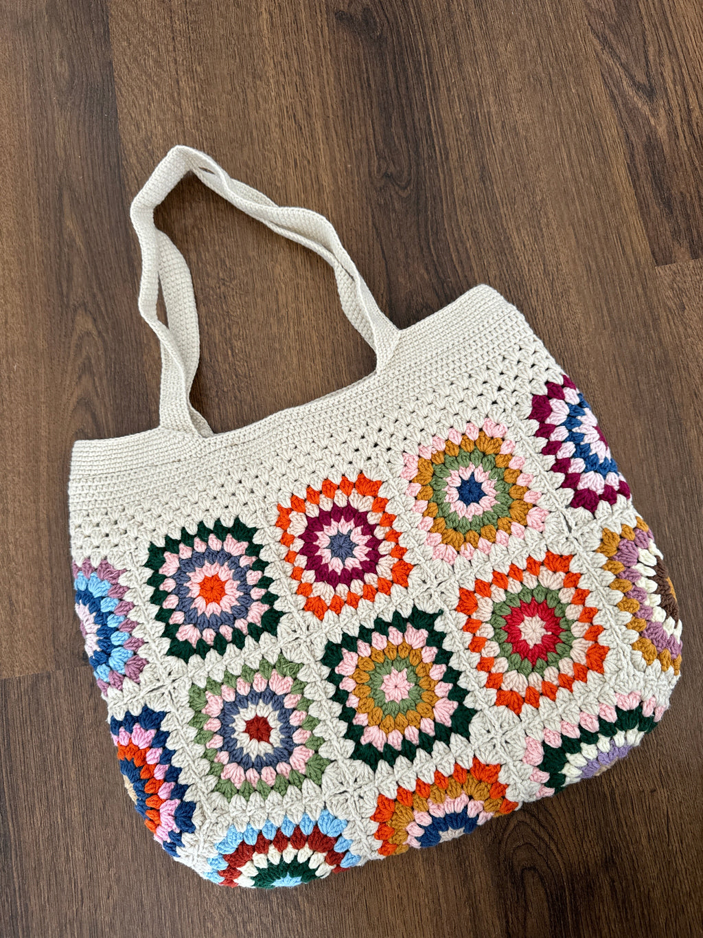 Granny Square Crochet Bag