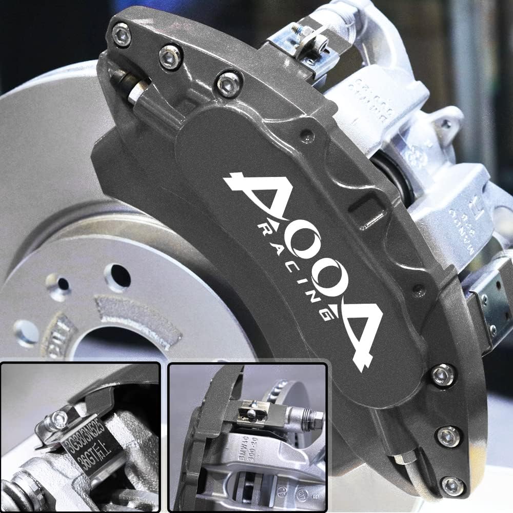 Car aluminum alloy special car special buckle screw fixed caliper cover (4PCS luxury upgrade version)