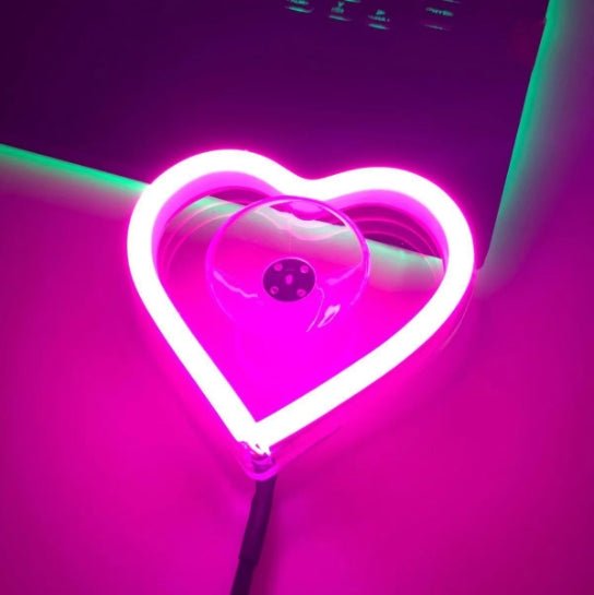 Car LED ambient light, triangular window light (blue heart pattern)