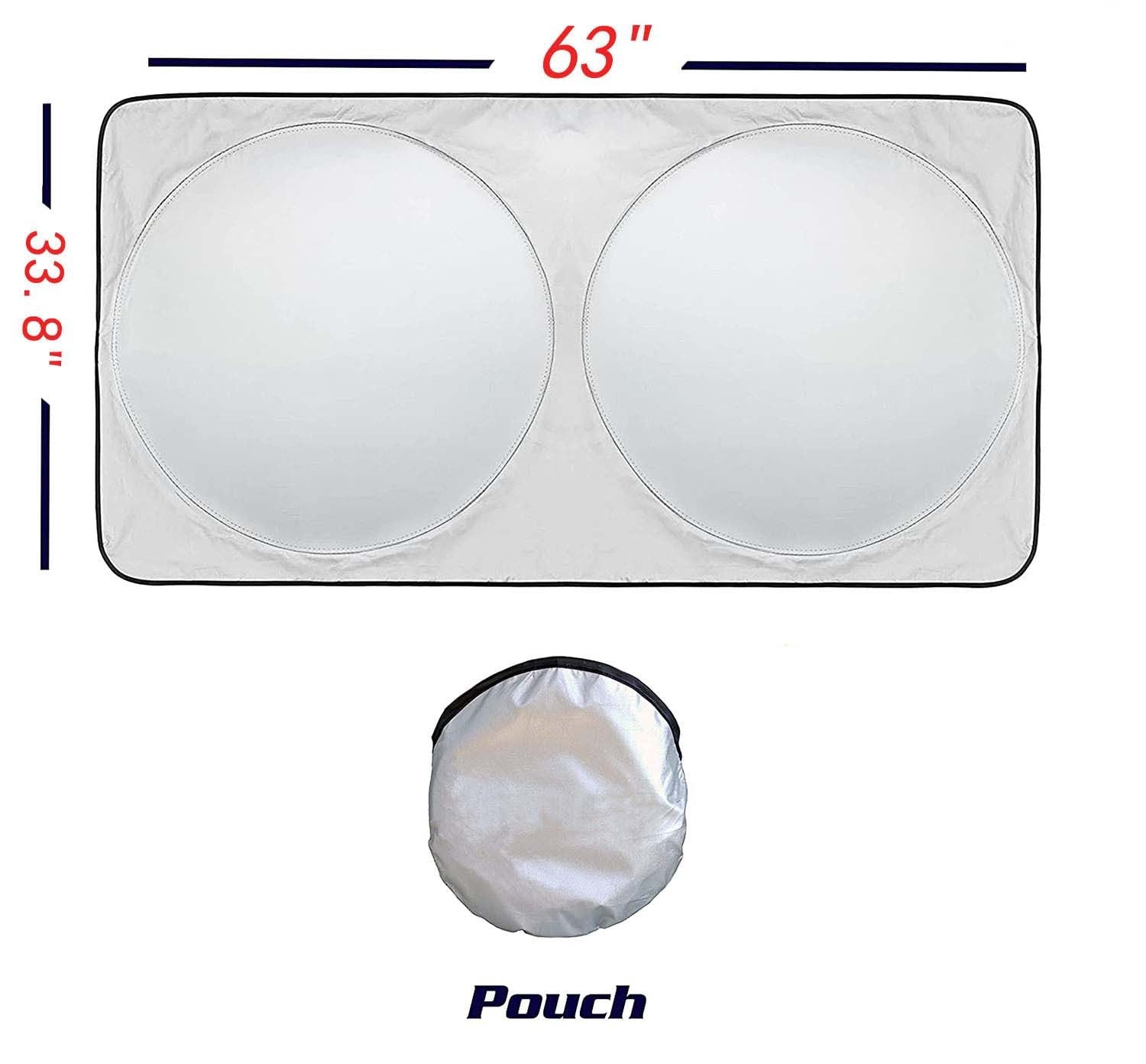 Car windshield heat insulation visor