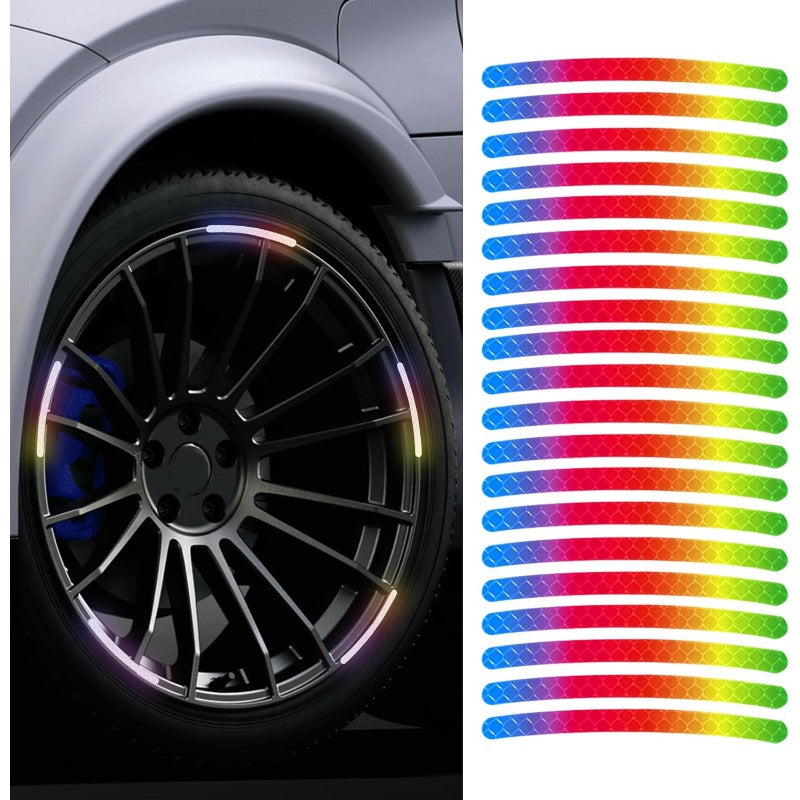 Waterproof Reflective Rim Stickers
